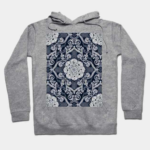 Centered Lace - Dark Hoodie by micklyn